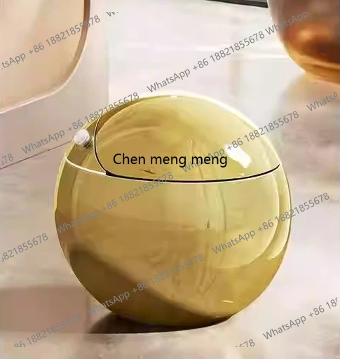 Yellow egg-shaped pure gold, yellow-gold smart all-in-one automatic home smart toilet, suitable for small apartments