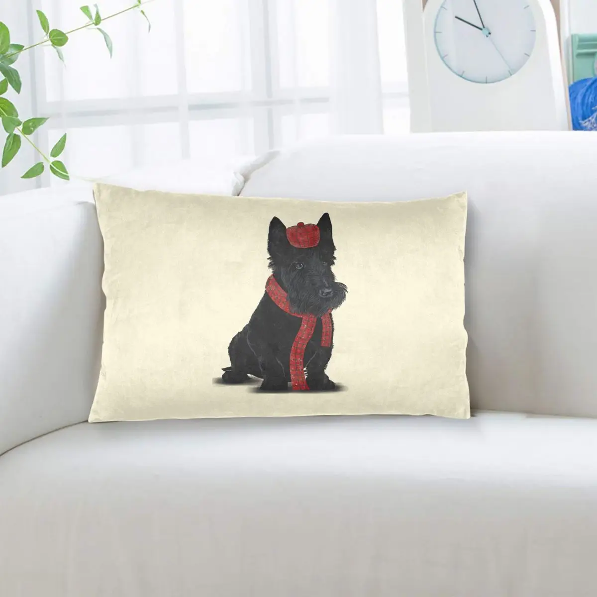 I Love My Scotties Dog 3 Rectangle Pillowcase Cushion Cover Decor Bedroom Bed Home Comfort Throw Pillow