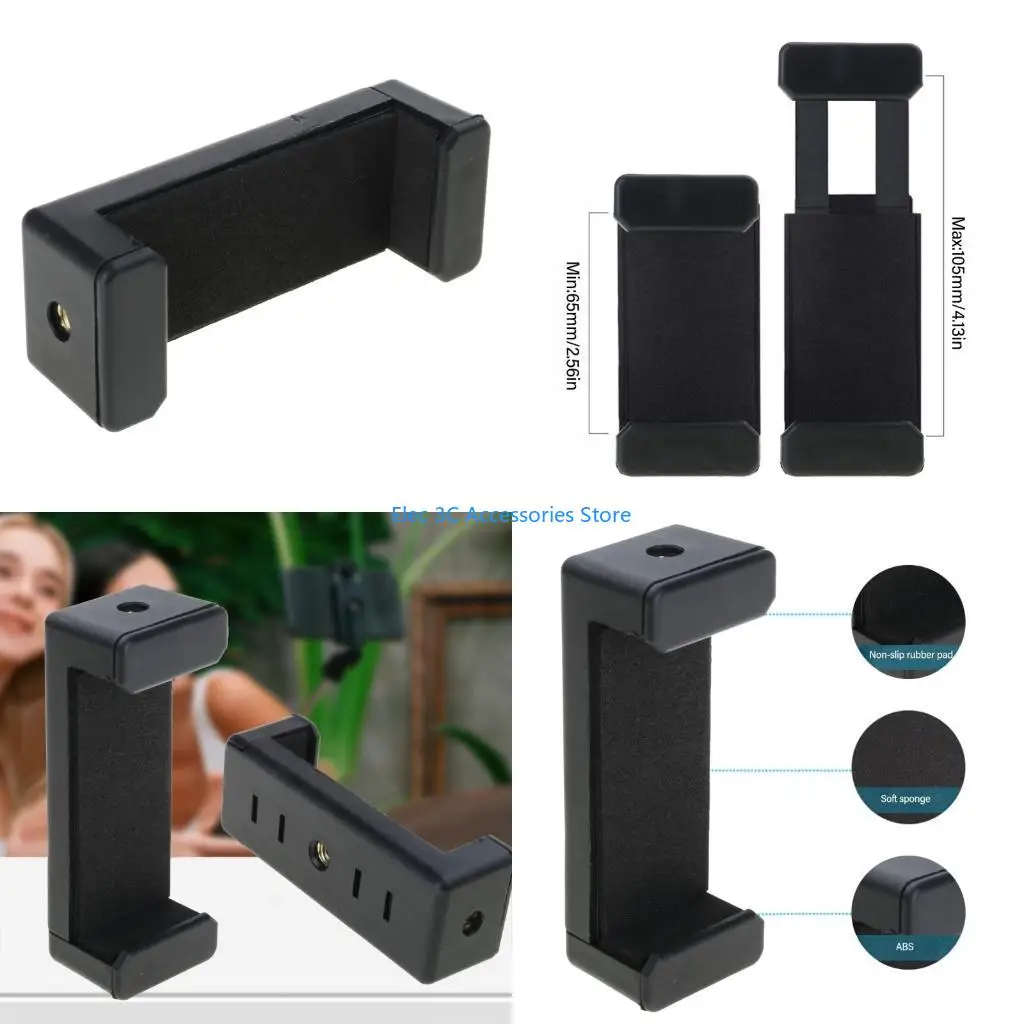 Y51A Phone Mount Adapter Accessories Bracket Cellphone Tripod Mounts Clip Smartphone Tripod Mount Light Stand