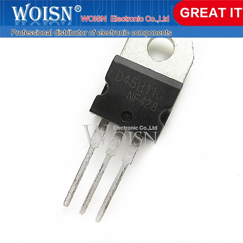 10PCS D45H11G D45H11 TO-220