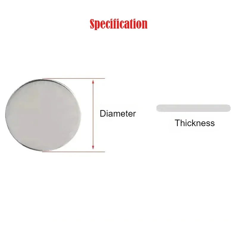 Thickness 0.5-3mm 304 Stainless Steel Circular Plate,Circular Disc Plate Sheet,Diameter 50/80/100/120/150/180/200/250/300mm