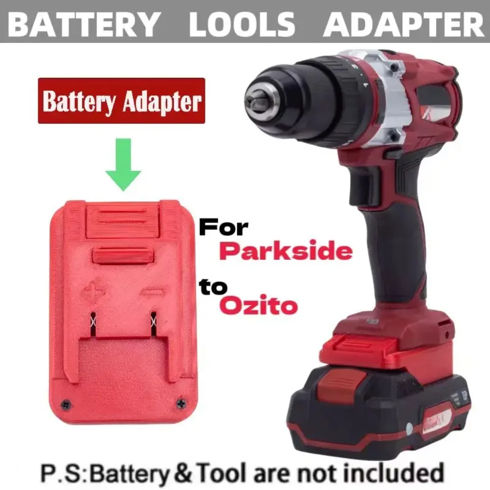 Imagem -06 - Adaptador Conversor de Bateria para Lidl Parkside X20v Team Lithium Ion Converter para Ozito para Ferramentas Ethereum 18v Adaptador Mach Somente