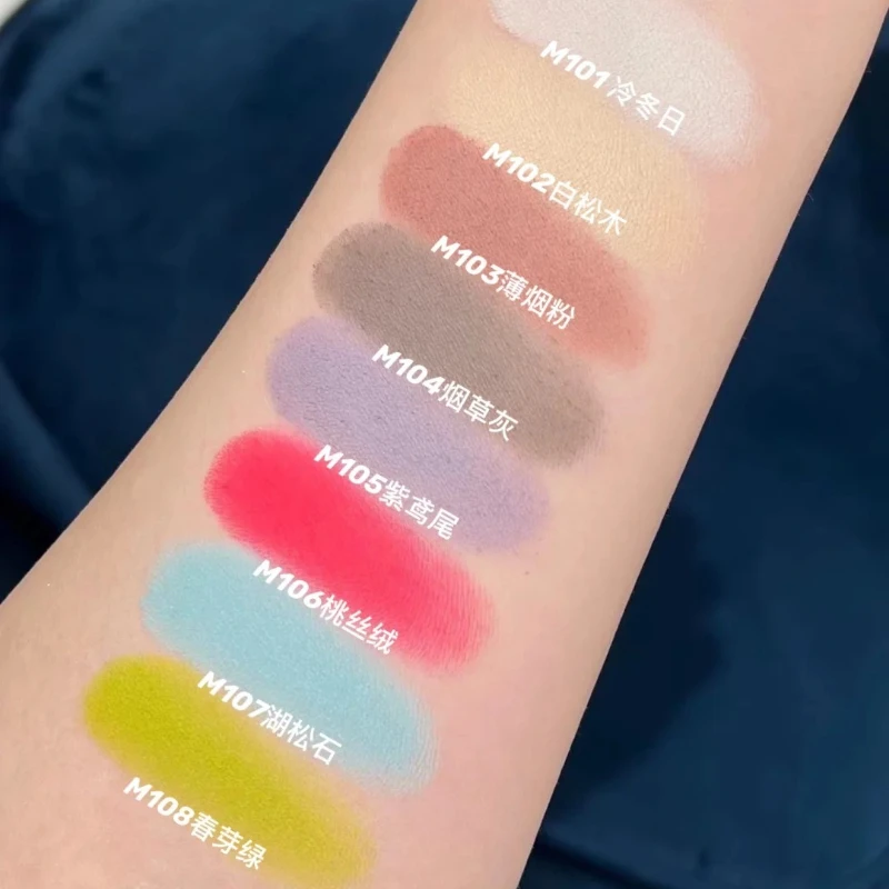 Joocyee Monochrome Lidschatten, mattes Chamäleon-Puder, geräuchert, funkelnd, perlmuttartig, glänzendes Blatt, metallisches Persönlichkeitsgrün