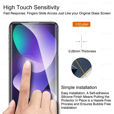 Набор защитных стекол из 2 предметов для Xiaomi Redmi Note 15 5G 4G Note15, закаленное стекло Redmi Note 15 Pro Plus 15Pro + Защитная пленка для экрана