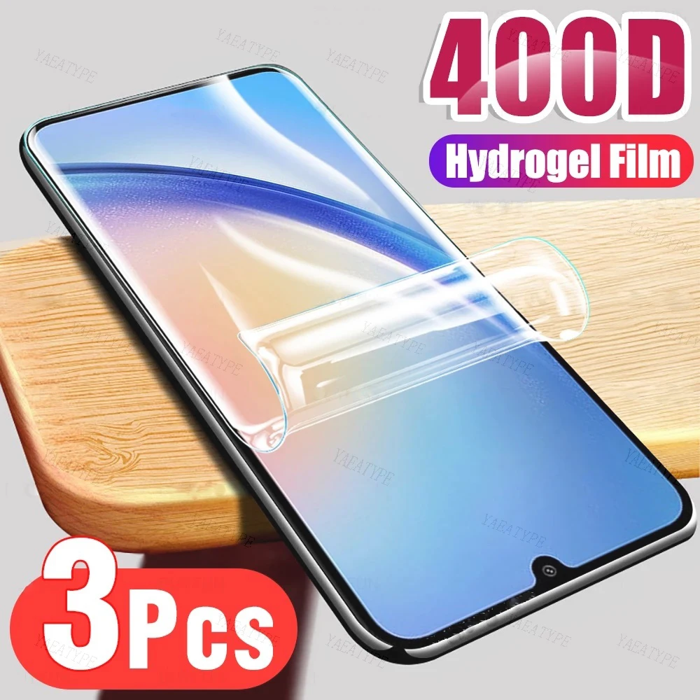 3Pcs Hydrogel Film Screen Protector For LG Risio 4 Reflect Fortune 3 Q61 Stylo 6 K50 Premiere Pro Plus Velvet 5G V60 ThinQ Q51