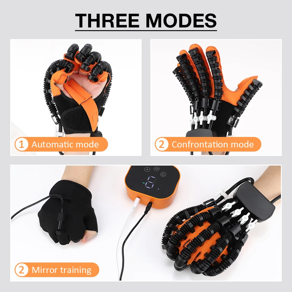 Hand Stroke Hemiplegia Rehabilitation Robot Gloves Hand Function Trainer Finger Exerciser Hand Function Recovery Device Health