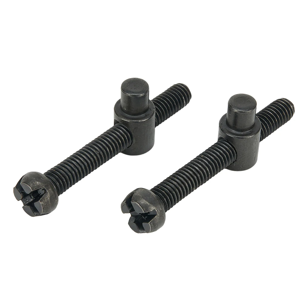 Practical Bar Chain Tensioner Tensioner Adjusting Screw Replacement Power Equipment Parts 2pcs Adjusting Screw