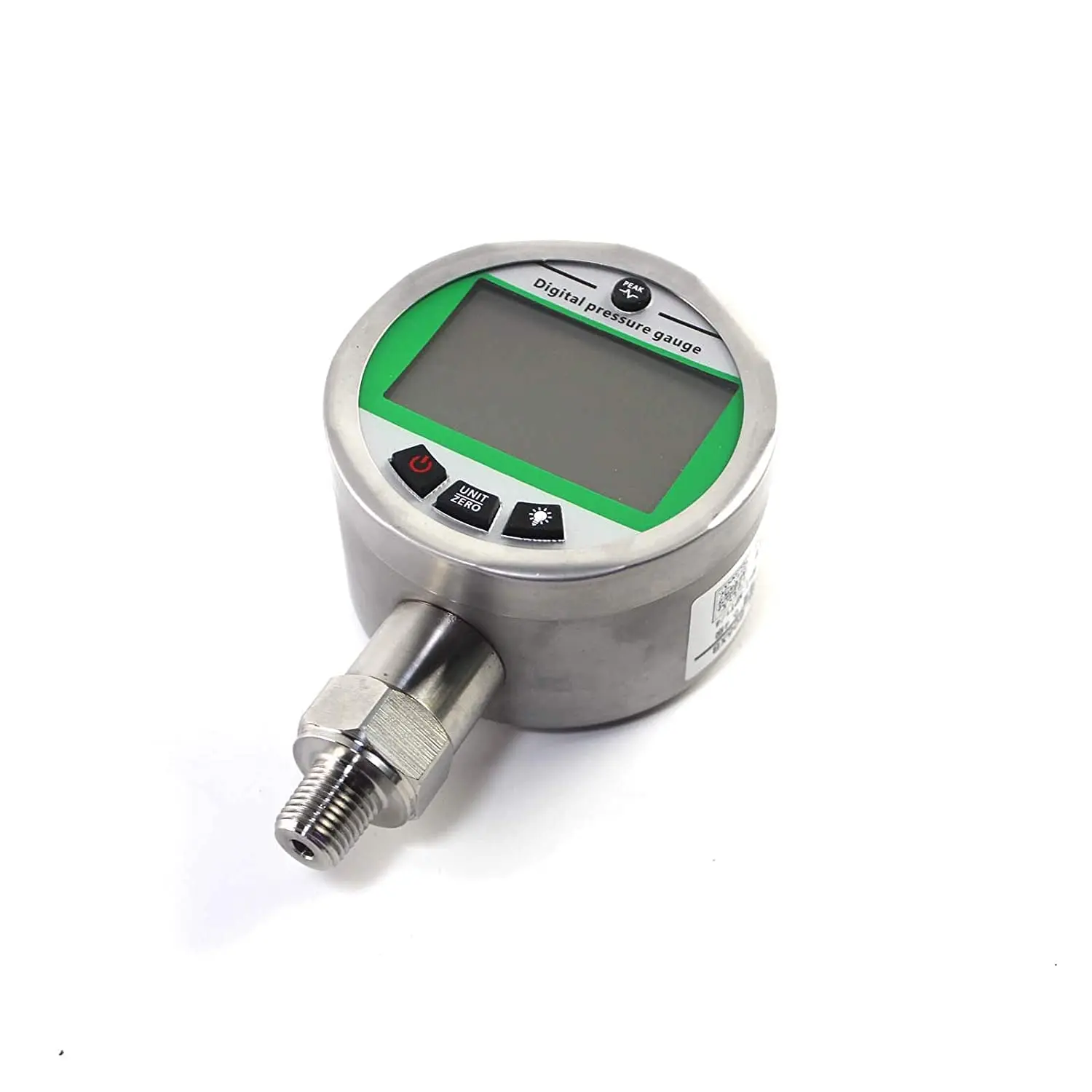 Digital Pressure Gauge -0.1-80MPA/14500PSI with G1/2 Interface 0.4% FS Accuracy Backlight Hydraulic Gas Water Pressure Gauge