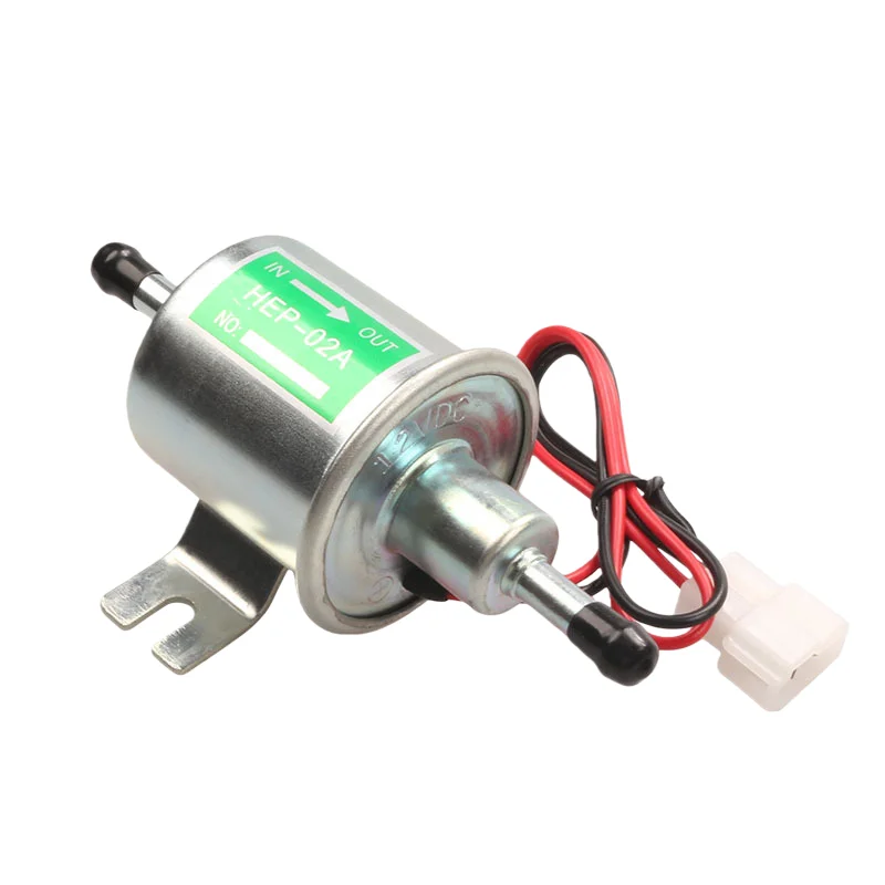 

Универсальный электрический топливный насос 12 В/24 В, болт низкого давления, крепежный провод, дизельный бензин HEP-02A для автомобильного карбюратора, мотоцикла, квадроцикла
