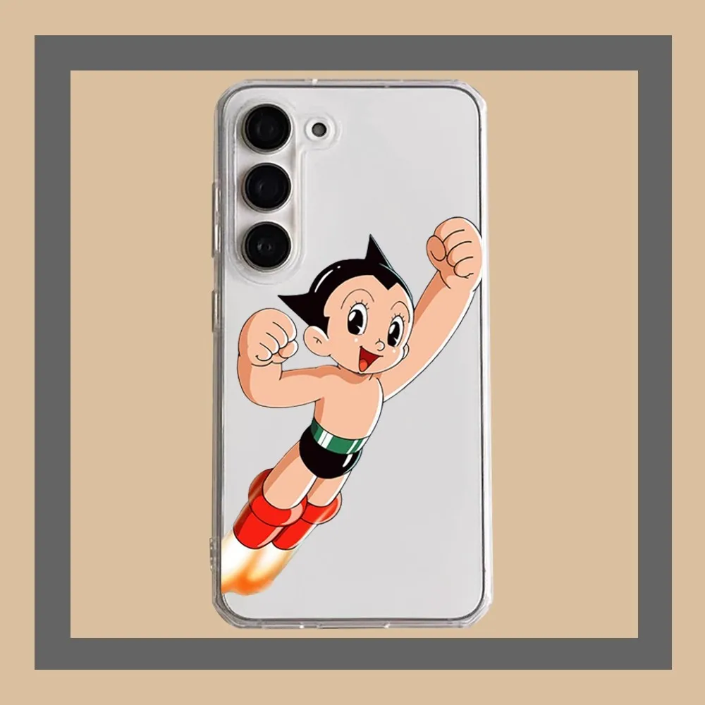 Чехол для телефона аниме Astro Boy AstroBoy для Samsung Galaxy A52 A12 A51 S21 Edge S22ULTRA S23 S20LITE Plus, ультрапрозрачный чехол