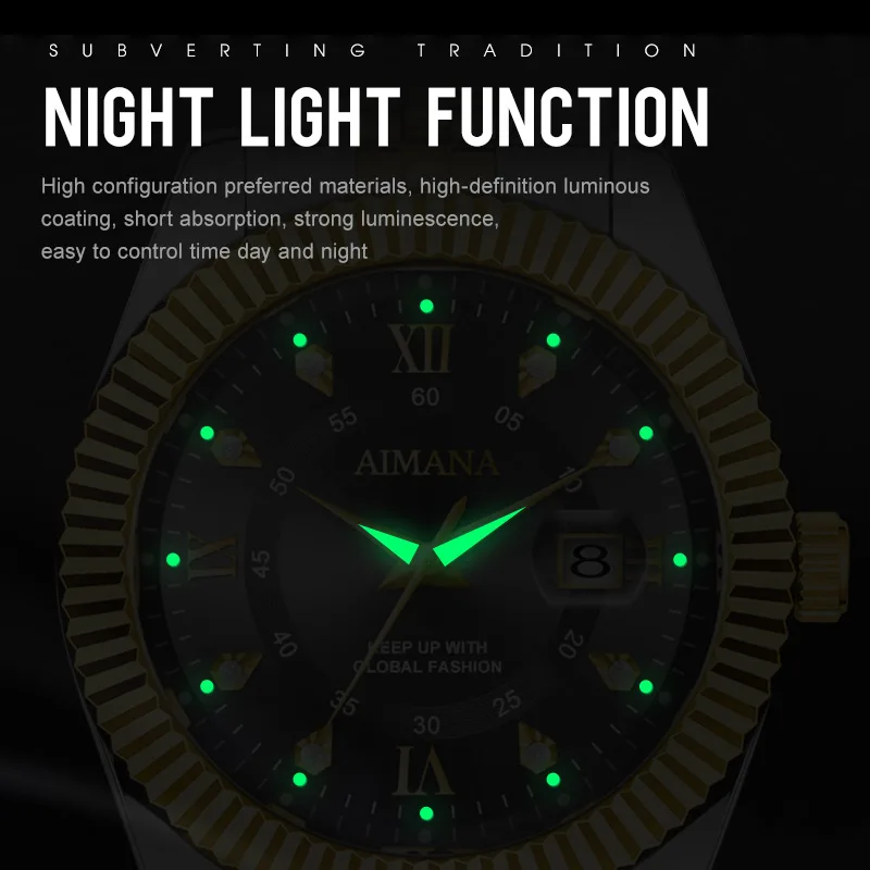 ساعة ايمانا مصممة بشكل أنيق للارتداء اليومي مناسبة للرجال والنساء