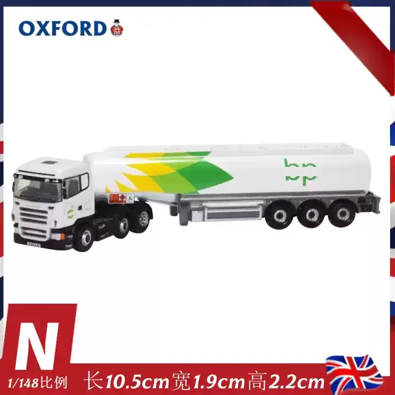 

OXFORD 1:148 N Scale Oil Tank Truck Alloy Small Car Model Collection Display Ornament Toy Gift