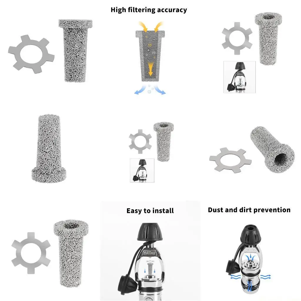

31BE Diving Equipment Maintenance Filter Replacement Scubas Diving Pressure Reducing Valves Filter For Most Underwater Devices