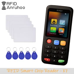 Lector de Tarjetas Inteligentes Rfid X7, copiadora de insignias de 125khz, 13,56 mhz, decodificador Nfc, duplicador, Chip de identificación Ic, clon de etiquetas, Ntag213, 215, nuevo