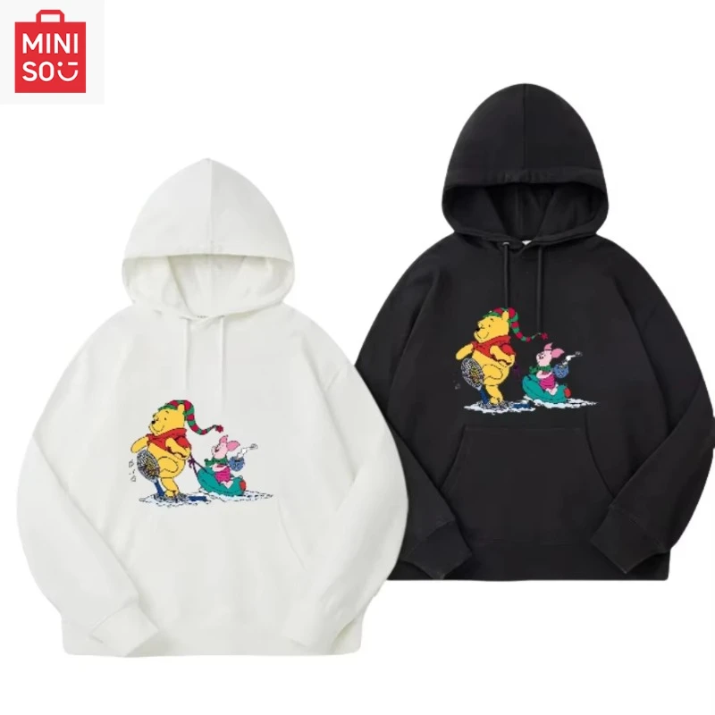 

Рождественский свитер с капюшоном Disney Winnie The Pooh Limited, мужская и женская осенне-зимняя спортивная толстовка с длинными рукавами