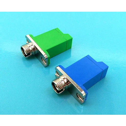 2pcs LSH/E2000 Hybrid Adapter to FC, ST, LC-Simplex-with Flange- Optical Fiber