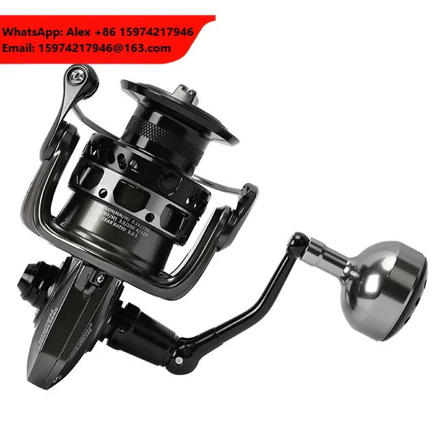 TSURINOYA Fishing Reel BROWN BEAR 4000 5000 6000 7000 Saltwater Spinning Full Metal Reel Max Drag Power12-20KG