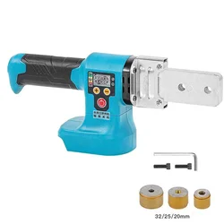 Máquina elétrica sem fio Hot Melt, 20-32mm, PPR Water Pipe Melter, cabeças de máquina de solda plástica, Makita 18V Bateria, BL1830