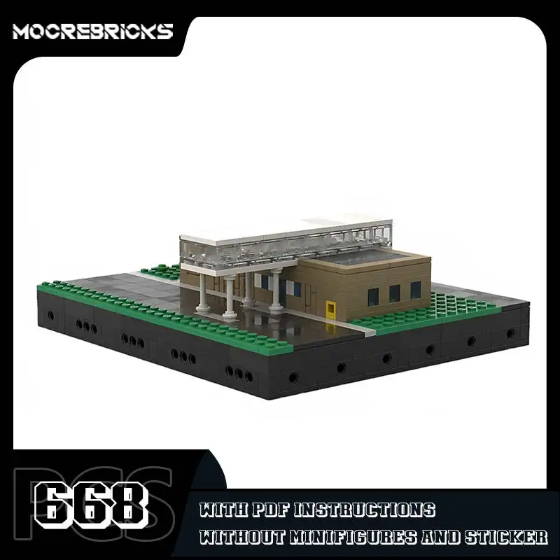 Angepasstes Modell Erste Finanzbank Bausteine Street View Architektur DIY Ziegel Klassisches Spielzeug Set Kinder Weihnachtsgeschenke
