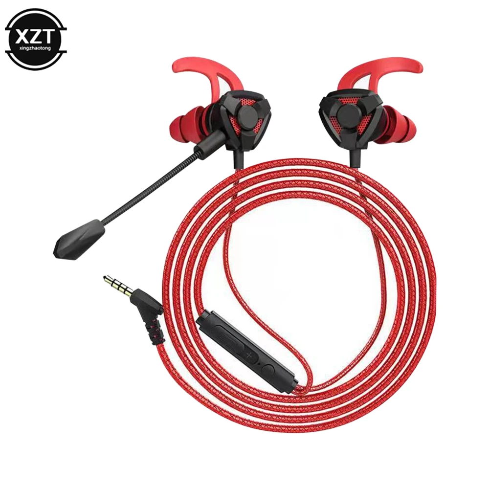 Gamer Headphones Wired Earphone Gaming Earbuds With Mic For Pubg PS4 CSGO Casque Phone Tablet Laptop Universal Game