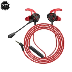Auriculares para jugadores, auriculares con cable, auriculares para juegos con micrófono para Pubg PS4 CSGO, teléfono, tableta, portátil, juego Universal