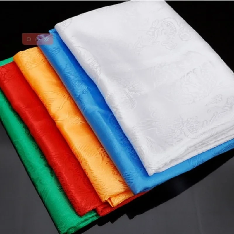 Tibetan 150CM Five-color Dragon and Phoenix Hada Scarf Set Temples/Buddhist Hall/Festival Ceremonies Scarf Religious Decorations - view 5