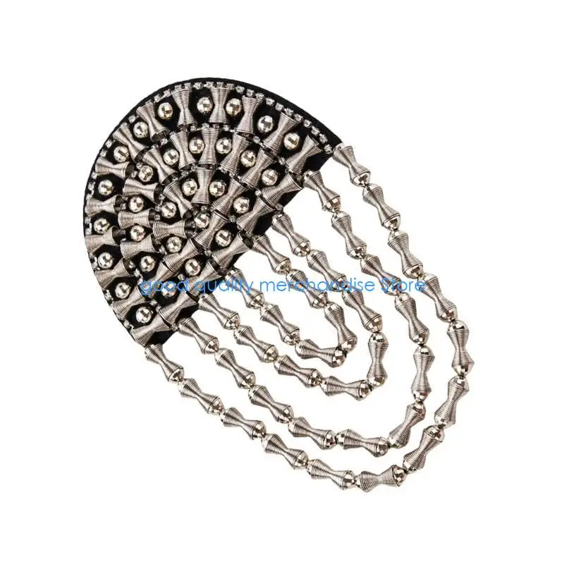 

Y5JD Personality Shoulder Epaulette Stage Performances Versatiles Shoulder Epaulet