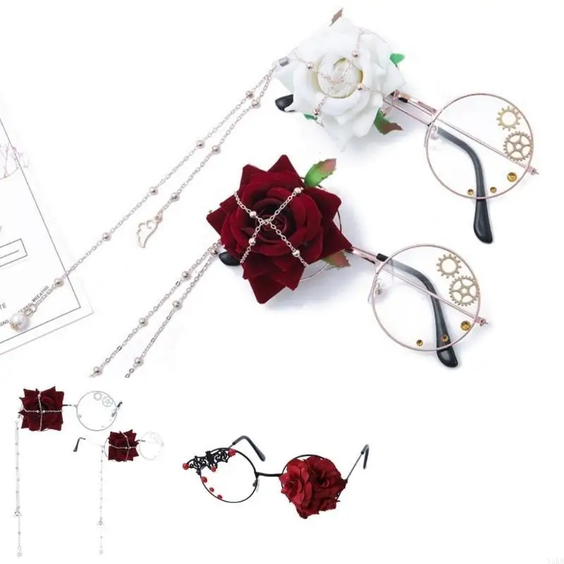 Occhiali n5kb occhiali Y2K-Girls COSPLAY Accessori per il Comiccon Halloween