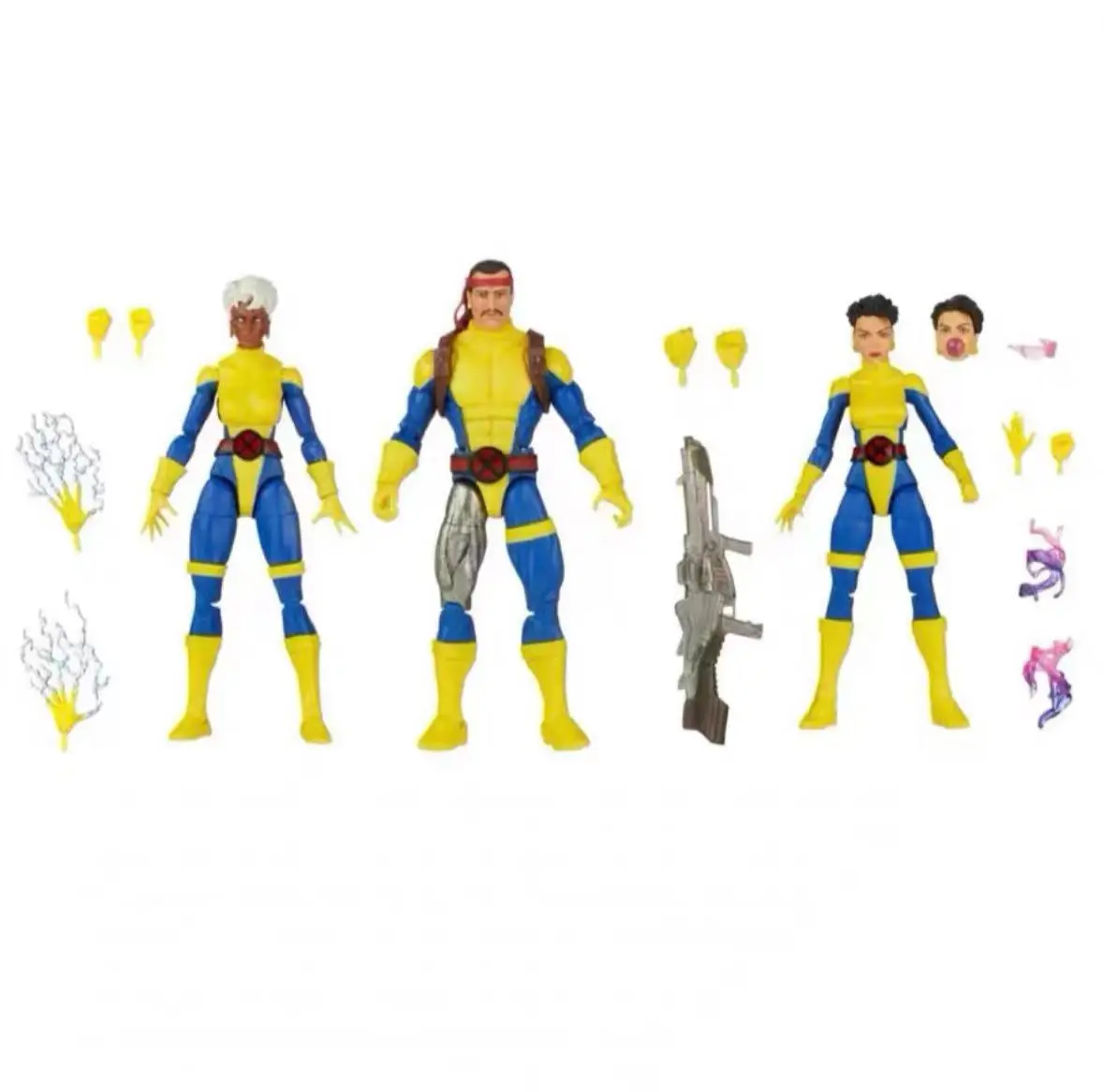 In Stock, Hasbro Marvel Legends, Storm Girl, Julie, Li Qianhuan, Forger, Three-person Set, 6-inch, Movable Doll Model view 2