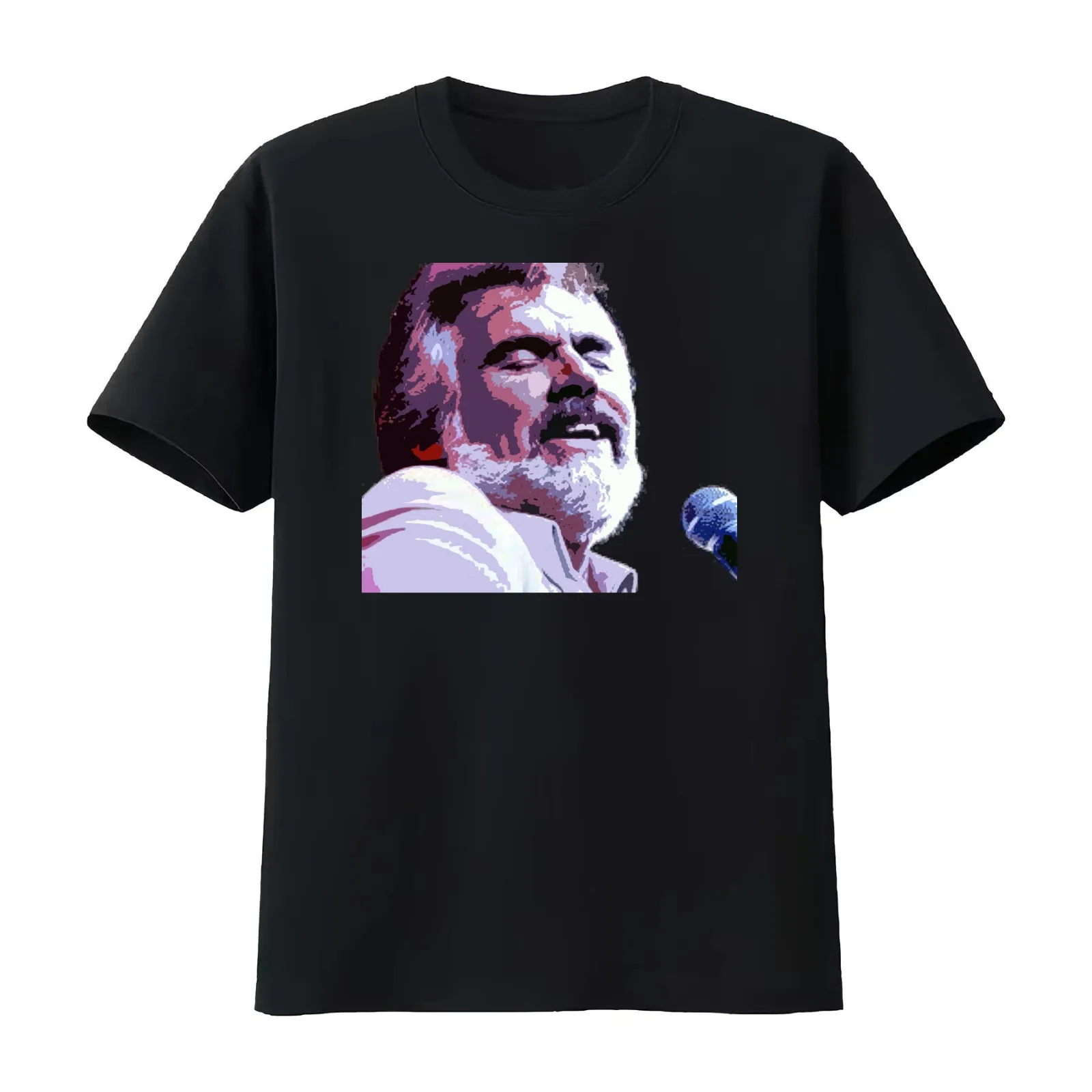 Kenny Rogers T-Shirt Summer Casual Cotton Tee Oversized Streetwear Tops Vintage Graphic Print Loose Fit Short Sleeve