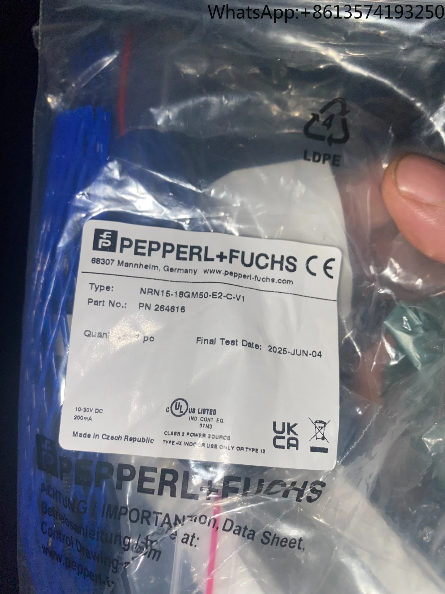 

NRN15-18GM50-E2-C-V1 Pepperl + Fuchs proximity switchin stock