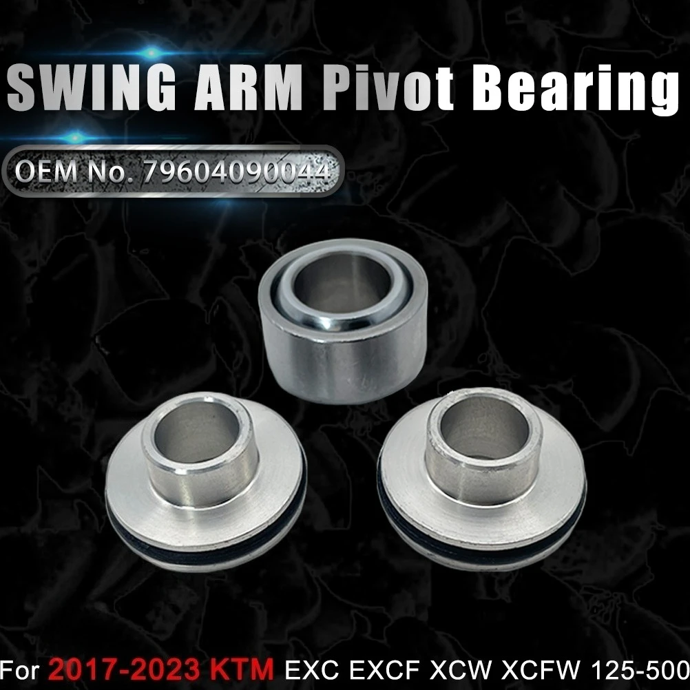 For KTM 17-23 Motorcycle Rear Shock Absorber Lower Bearing Bushing Kit SWING ARM Pivot Radial Joint Bearing PDS Fisheye Bearings