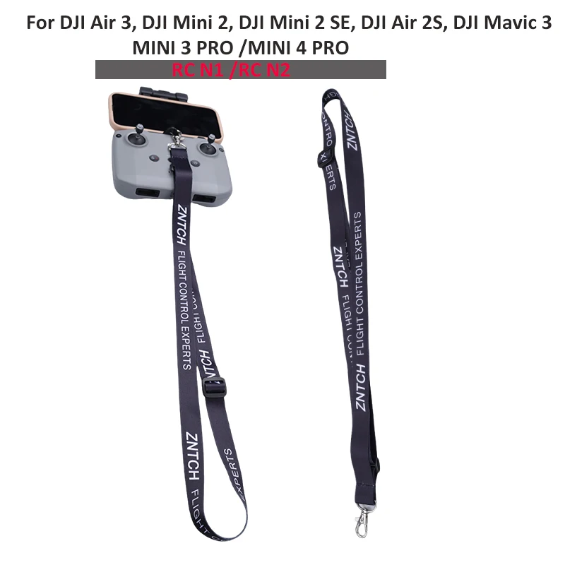 Neck Strap Bracket (Lanyard) Combo for DJI Mavic Air 2,/2S/DJI Mini 2 /mini 3 4/Mavic 3 RC N1/N2 pro Drone