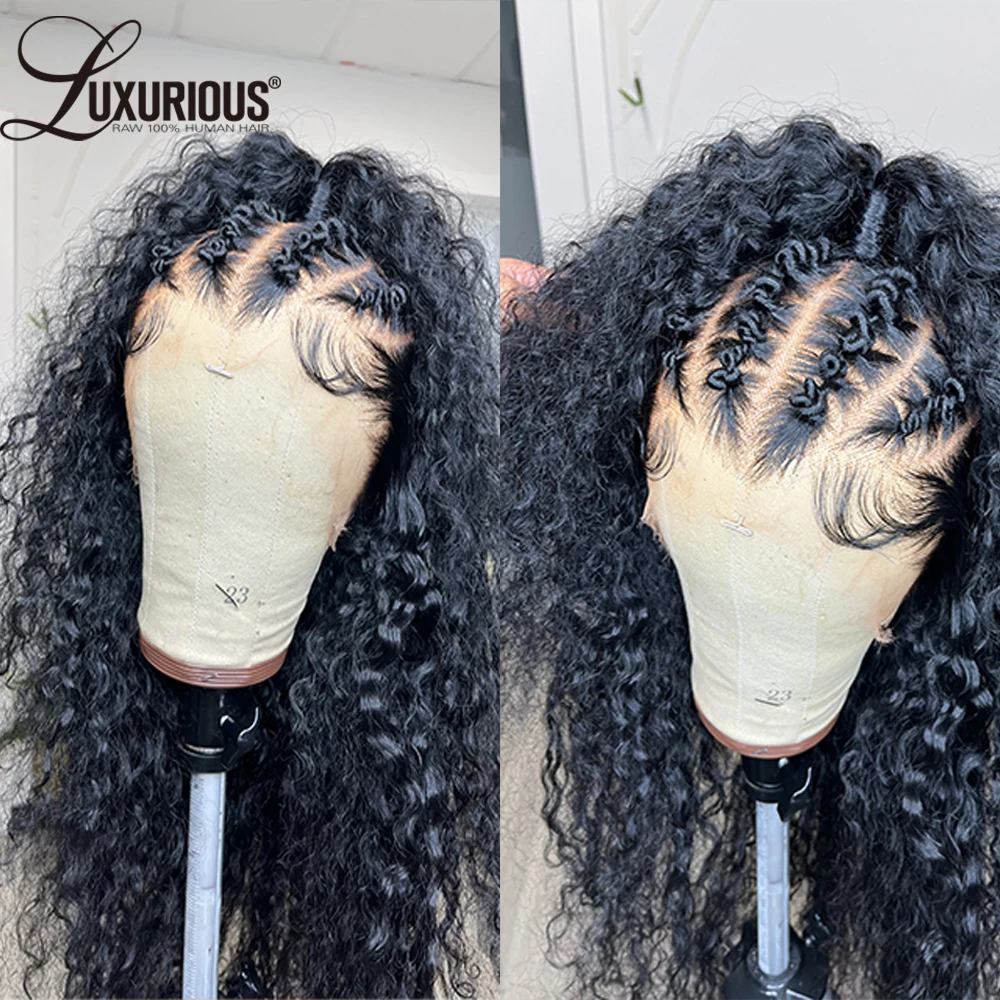 Classic Kinky Curly 4x4 Lace Closure Human Hair Wig Luxurious Curly 13x6Lace Frontal Human Hair Wigs For Women 360 Full Lace Wig