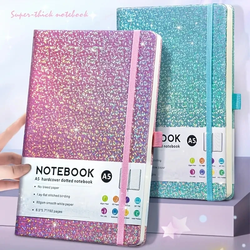 

A5 Hardcover Notebook Notepad With Pen Holder Diary Agenda Stationery Notebooks Writing Pads Office School Supplies