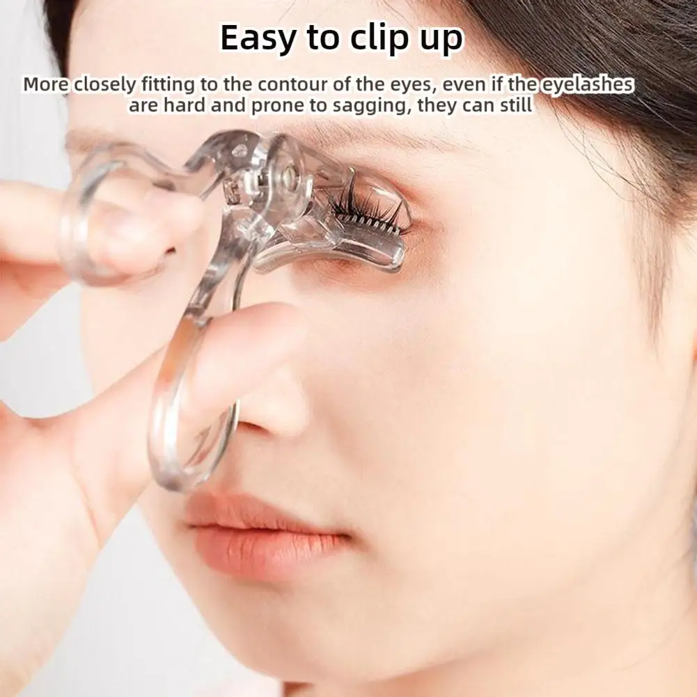 Segmentierter Teilwimpern-Lockenwickler, dauerhafte Formung, Detail, Lockenkamm, Zähne, Clip, Make-up-Zubehör, Werkzeug, passend für alle Wimpernformen