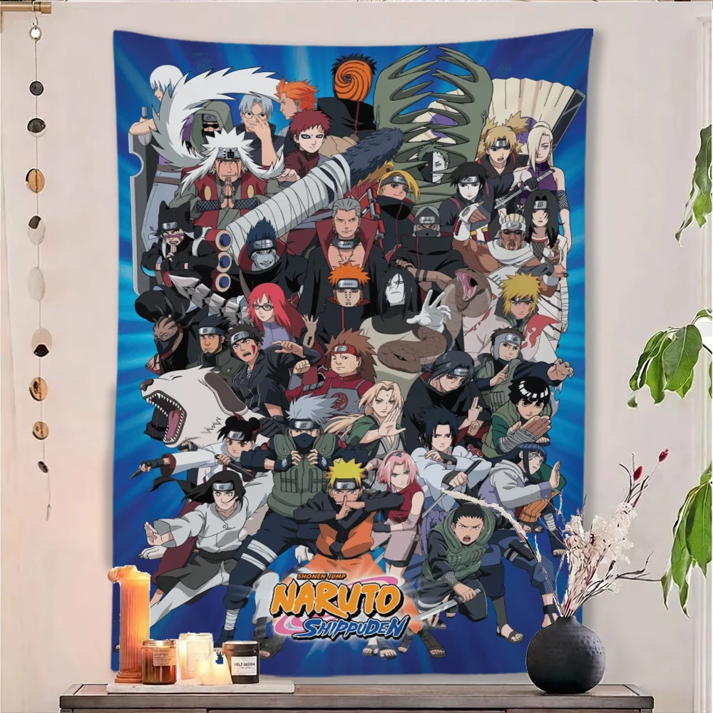 Wall Scroll Tapestry - Naruto Shippuden Anime Tapestry Full Character