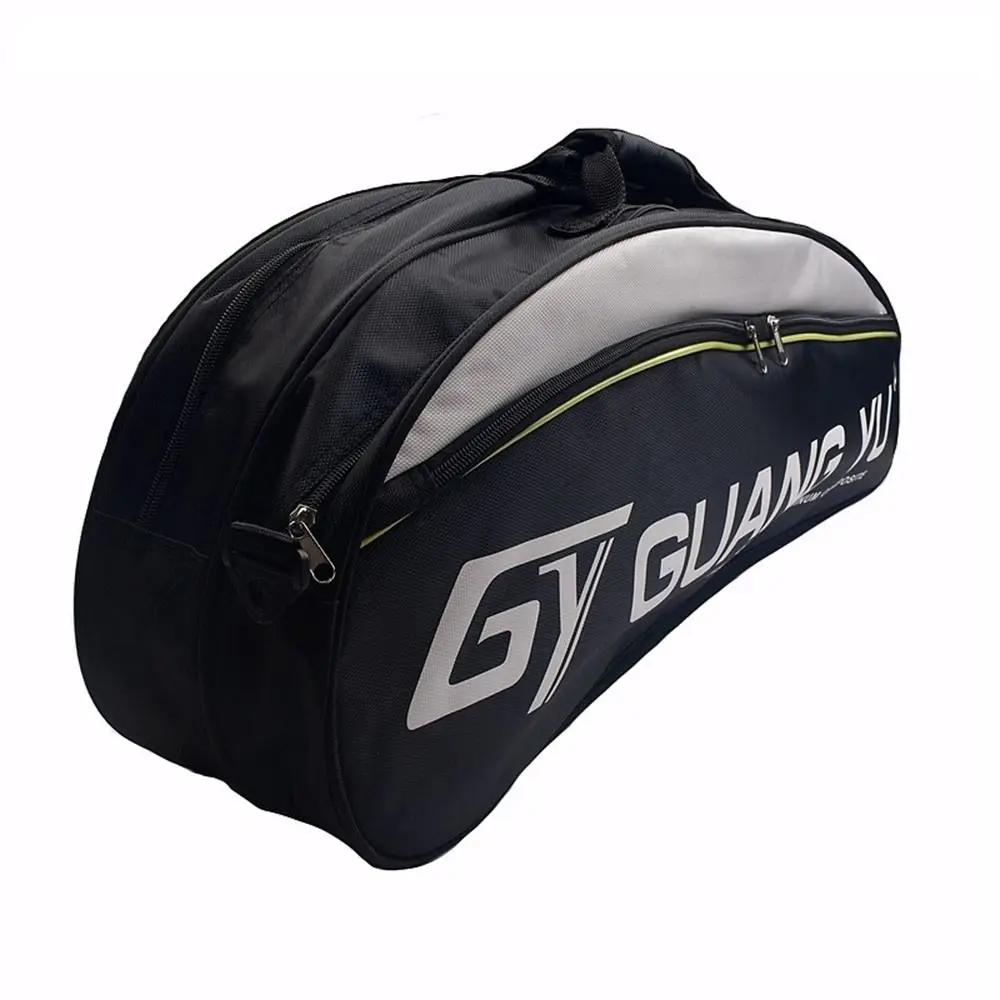 

Big Capacity Badminton Racket Bag Single Shoulder Waterproof Tennis Racket Bag Nylon 4 To 6 Racquet Shuttlecock Bag Men Women
