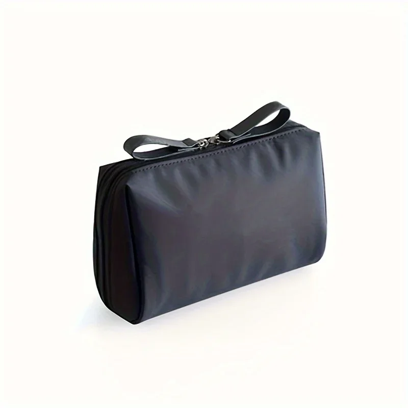 Small Solid Color Portable Makeup Bag, Travel Cosmetic Pouch, Storage Organizer For Daily Use