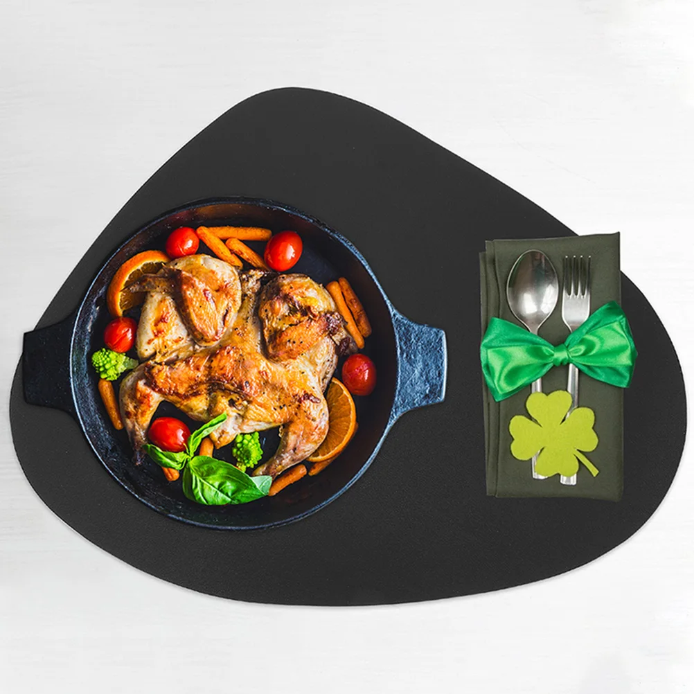 

2 Pcs Placemats Modern Placemats Water Drop Anti Slip Table Table Mat Mats Heat Resistant Dining Home Kitchen Bowl Mat