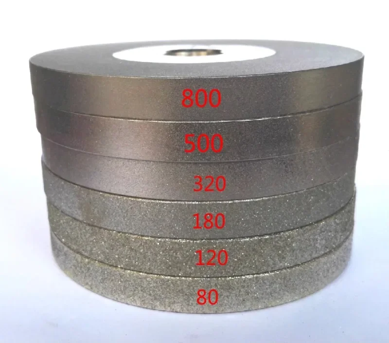 Diamond Electroplating Parallel Grinding Wheel Sharpening Machine Alloy Diamond Grinding Wheel 100x10x20 Holes  1PCS