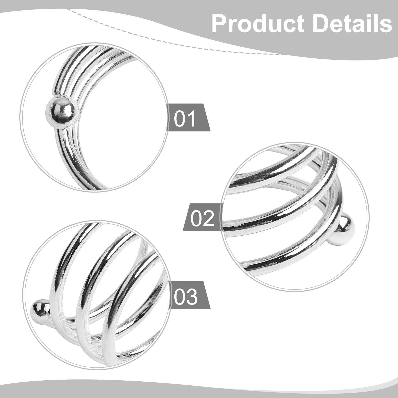 

Dining Table Decor Elegant Table Decor Birthday Parties Easy To Remove Quality Plated Metal Seamless Design For Daily Dinners