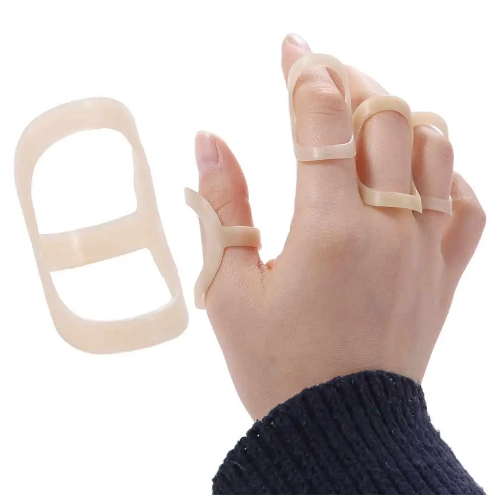 แหวนแขนรูปไข่ Finger Splint กันน้ํารูปไข่ Finger Splint สนับสนุน Finger Cuff Skin Finger Joint Stabilizer Ache Cure