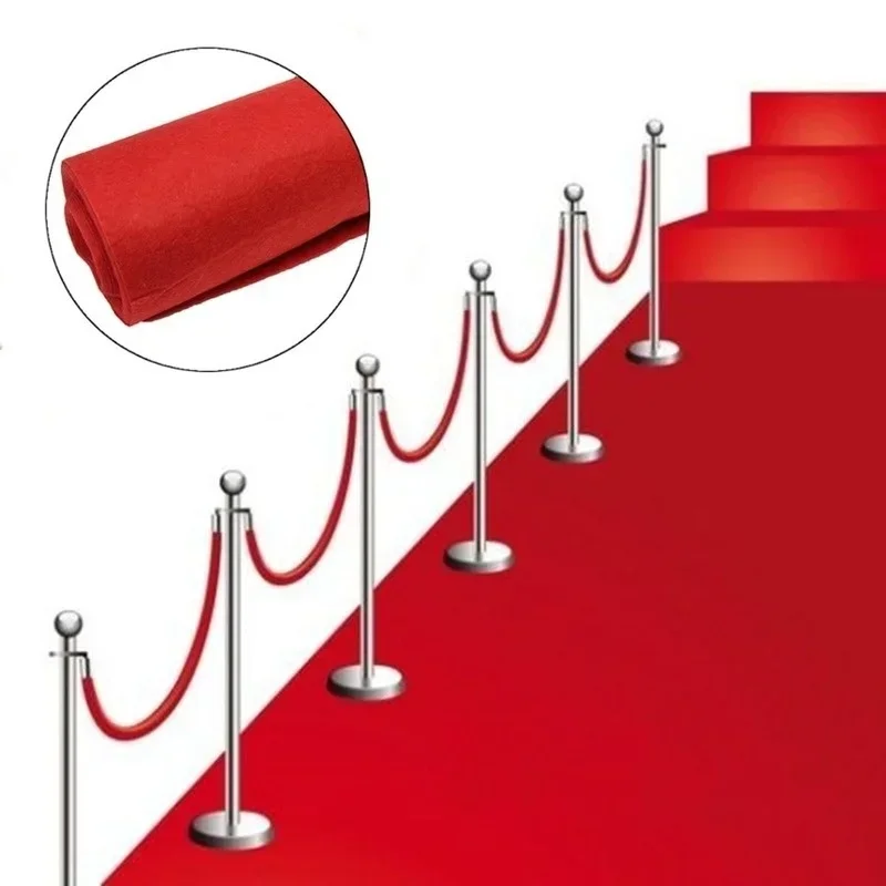 Hochzeitsteppich, exquisit, hochwertig und stimmungsvoll, Hochzeits-Gangläufer-Teppich, roter Teppich, für drinnen und draußen, Hochzeitsteppich, Party – Detail 13