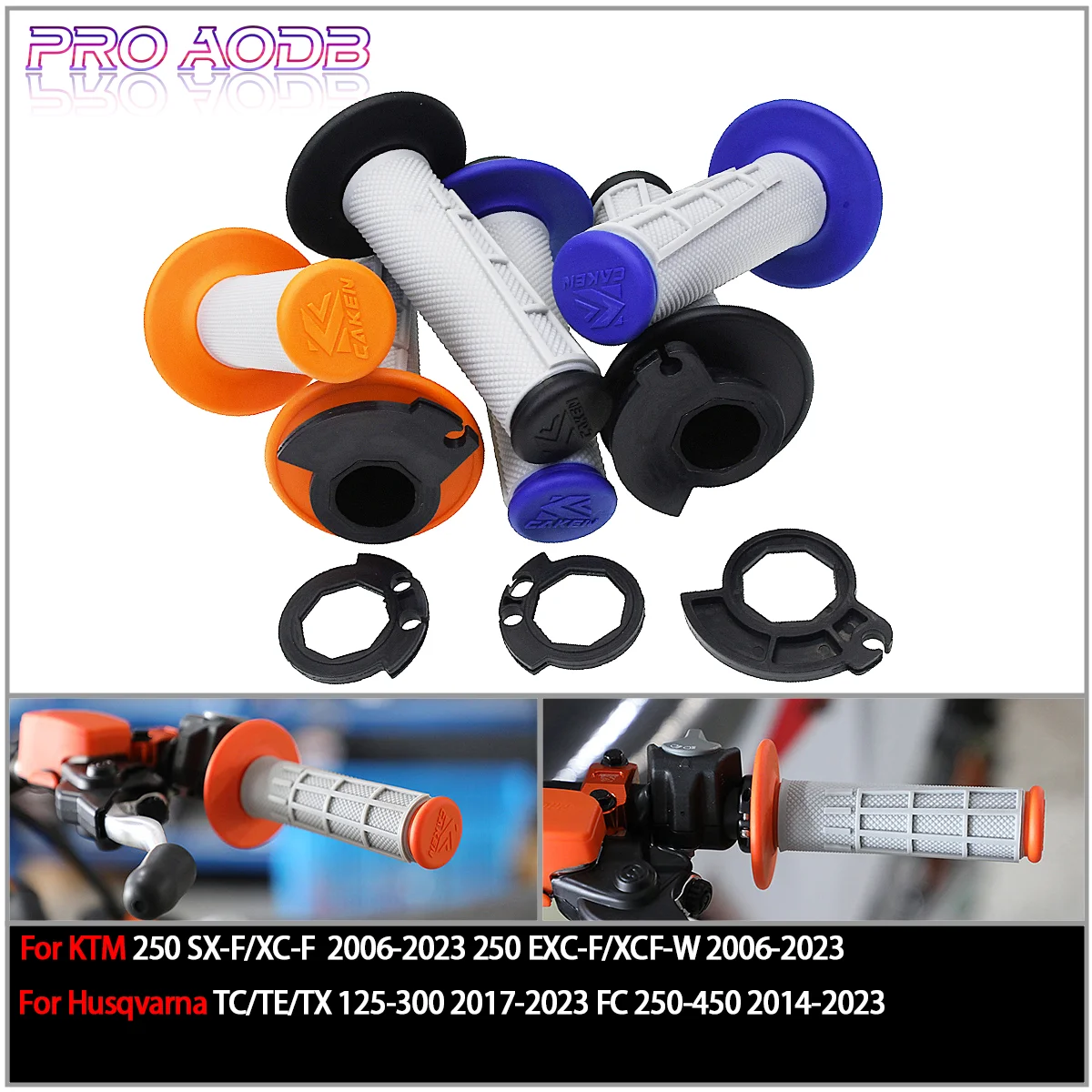 Motorcycle Handlebar Lock-on Grips Tube For KTM EXC EXC-F SX-F SX-R XC-F XCF-W XC-W Freeride 250F 250 350 450 500 530 2004-2023