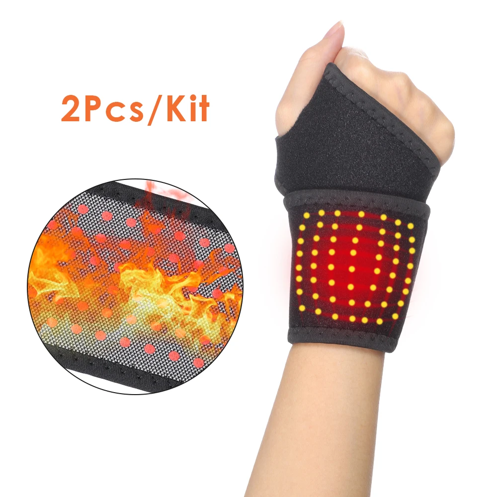 Self-heating Tourmaline Magnetic Wrist Support Brace Guard Protector Pad Men Women Winte Keep Warming Band Hand Bandage