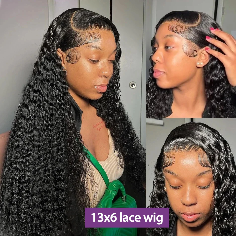 Loose Deep Wave Lace Frontal Wig 13x4 30 Inch Hd Lace Wig 13x6 Human Hair Natural Hairline 5x5 Curly Lace Front Human Hair Wig