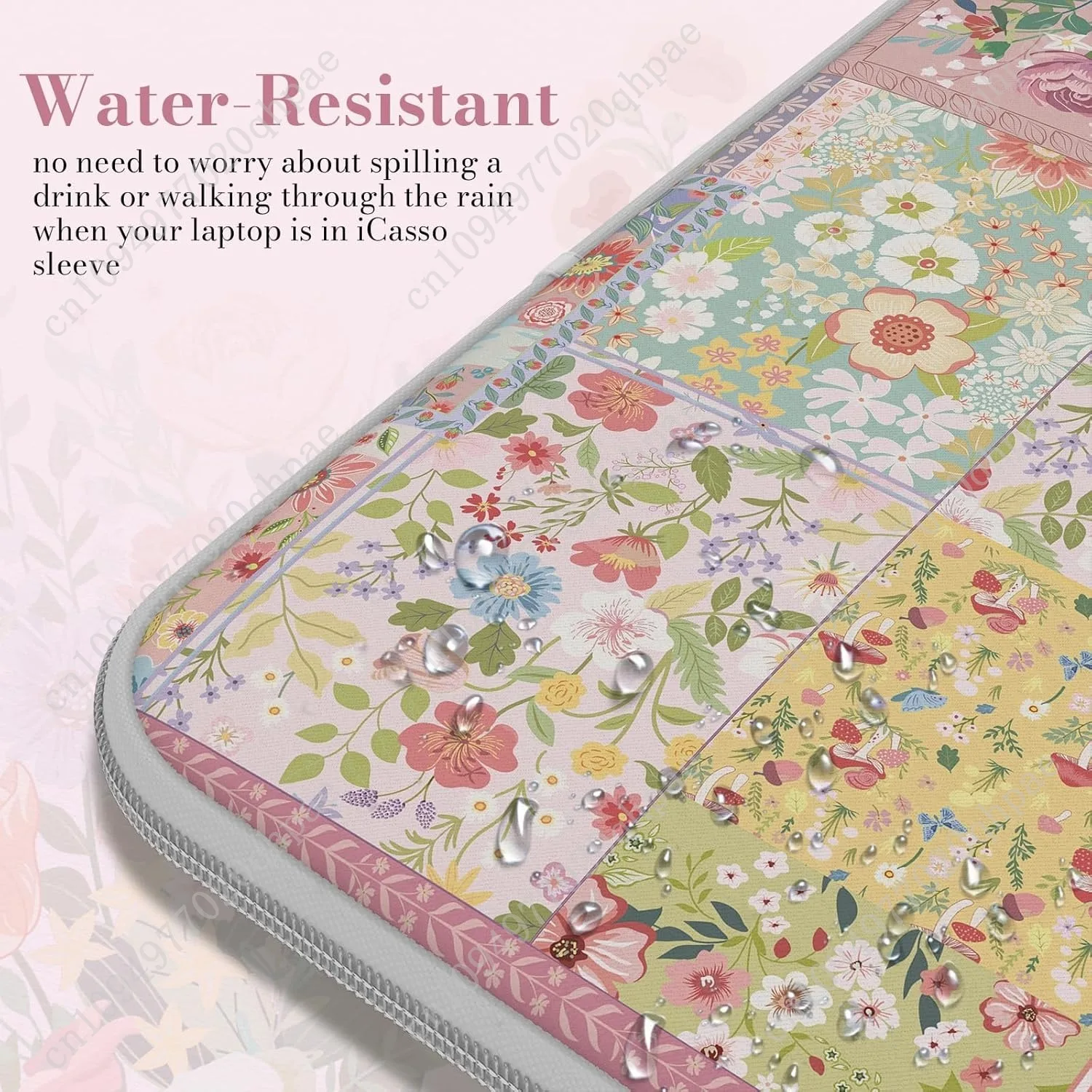 حافظة كمبيوتر محمول iCasso مقاس 13 بوصة لجهاز MacBook Air 13-13.6 بوصة M3/M2/M1، حافظة كمبيوتر محمول لطيفة لجهاز MacBook Pro مقاس 13 بوصة، حماية نحيفة