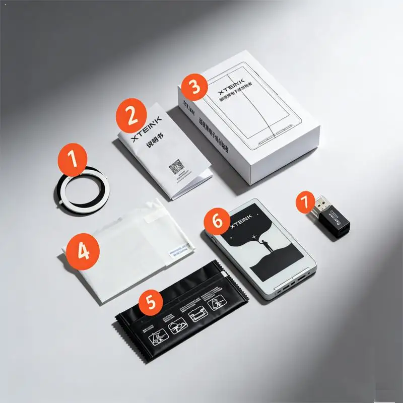 

Электронная книга XTEINK X4 с 4,3-дюймовым E-Ink экраном, магнитным креплением, ультратонкая и легкая, портативная, защищает глаза, для путешествий