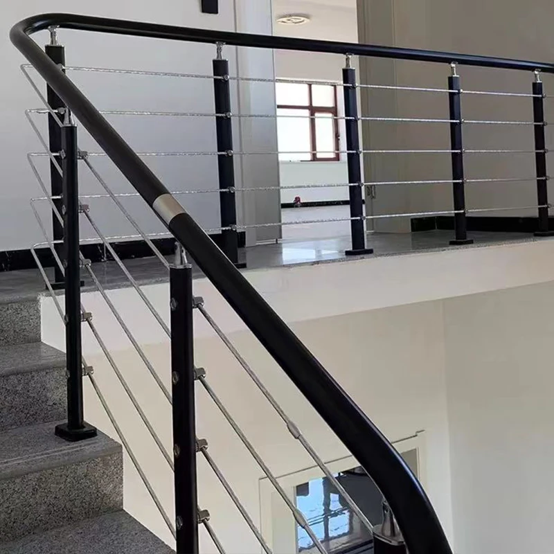 custom.Factory Outdoor Balcony Rail Aluminum Pvc Stair Railing Handrails Decks Balusters Railing